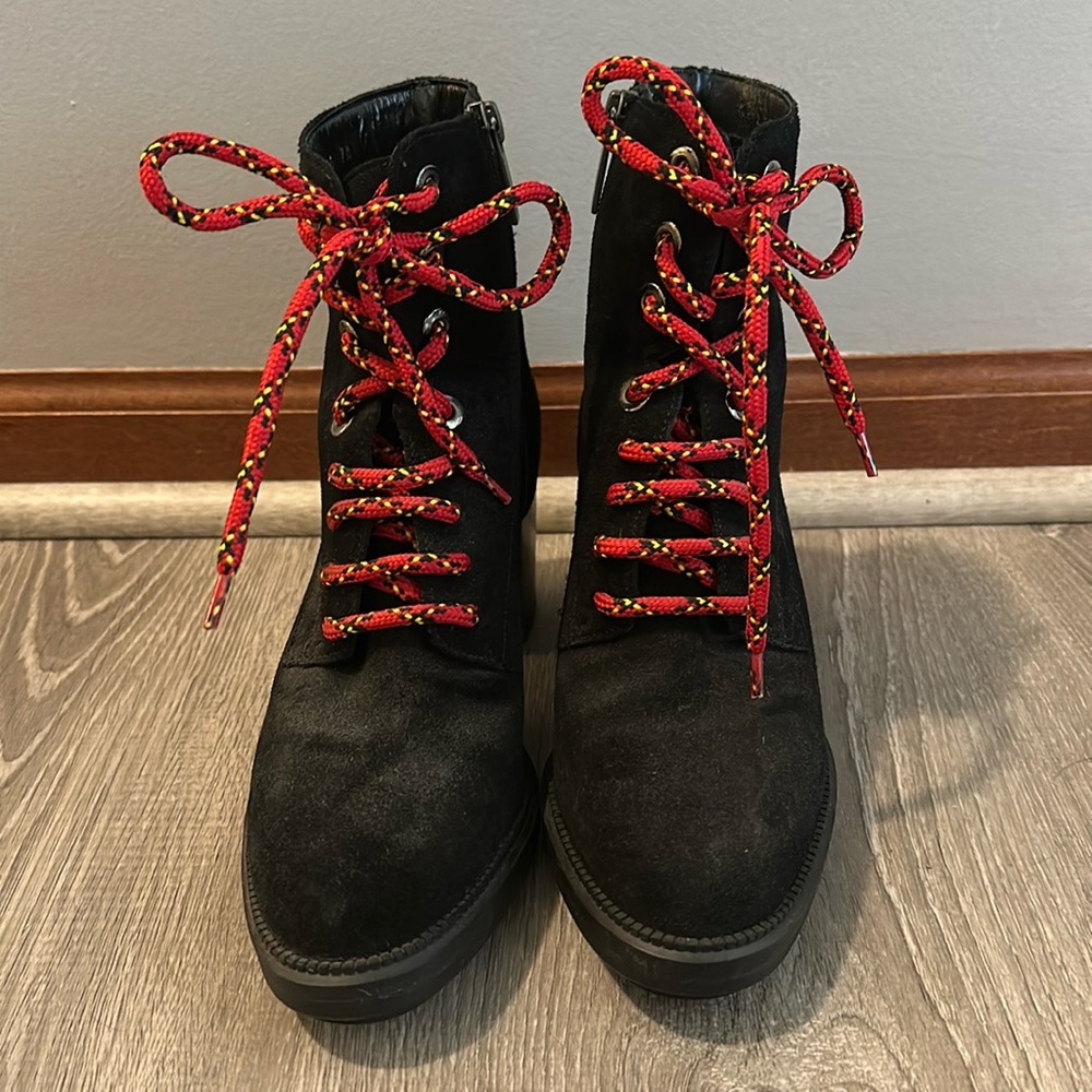 Aquatalia Lace Up Booties